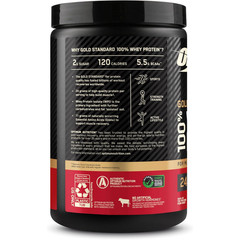 Optimum Nutrition Gold Standard 100% Whey Protein Powder, Cinnamon Roll, 0.68 Po