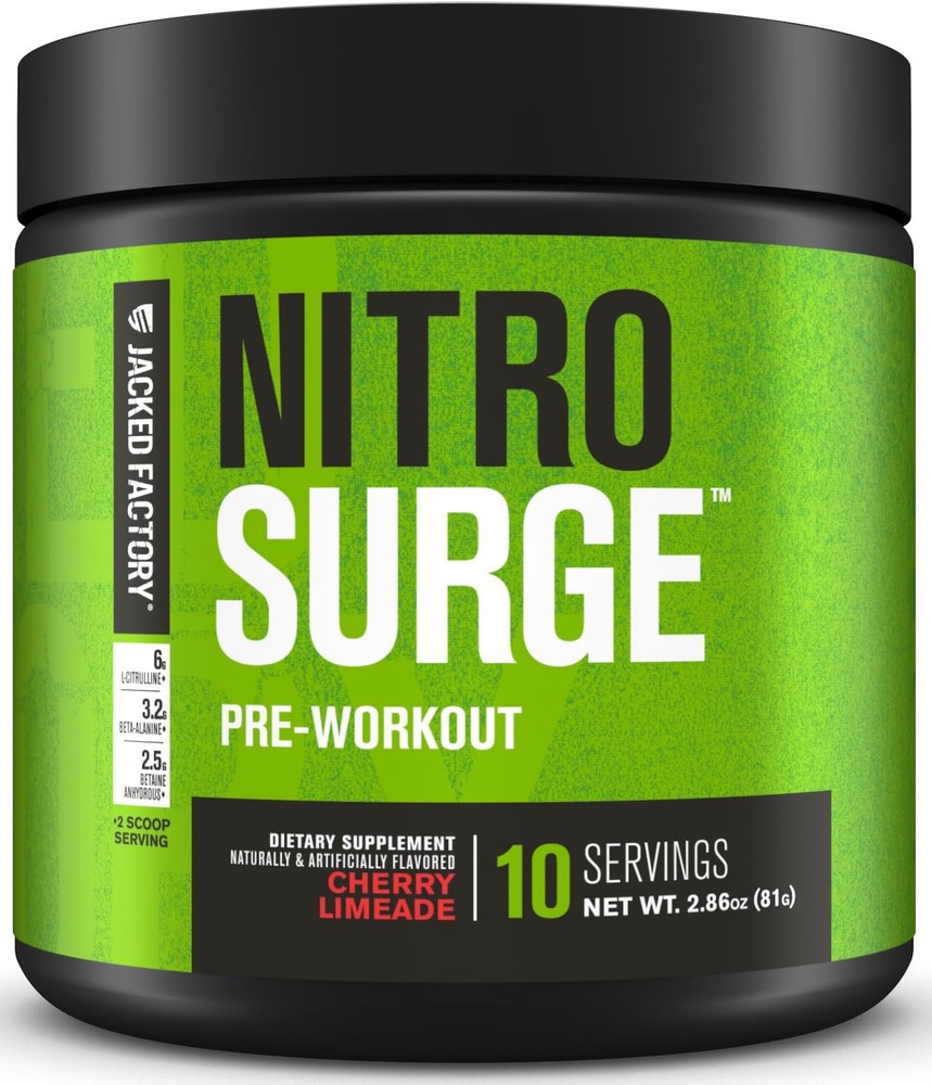NITROSURGE Pre Workout Supplement – Endless Energy, Instant Strength Gains, C…