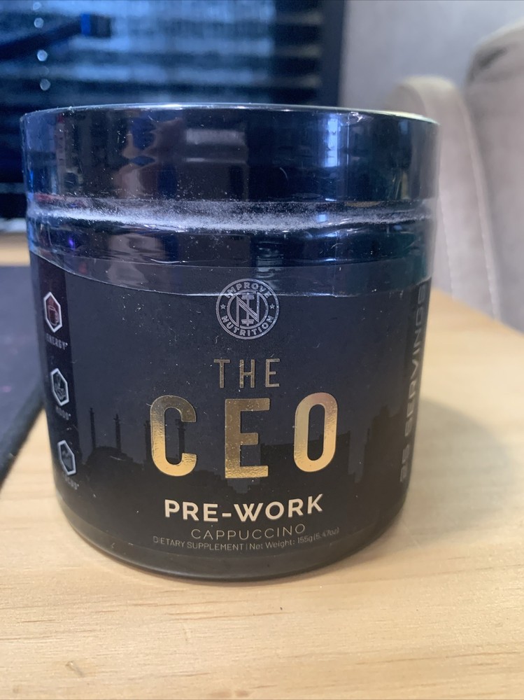 THE CEO PRE-WORKOUT CAPPUCCINO 25 Servings