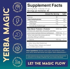 Yerma Magic Yerba Mate Peach Mango Powder 30 Drink Mix 3 pack