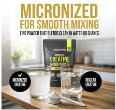 Creatine Monohydrate 100% Pure Powder 1000g (2.2 lb) Micronized