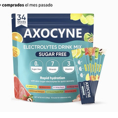 AXOCYNE Sugar-Free Electrolytes Powder 34 Sticks Variety Pack
