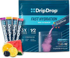 DripDrop Hydration Bold Variety Pack Electrolyte Drink Mix Single Serve 32 Stick