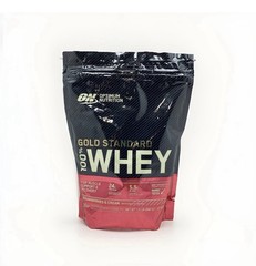 OPTIMUM NUTRITION 100% WHEY PROTEIN STRAWBERRIES & CREAM 1.5 LB BAG EXP 02/2027