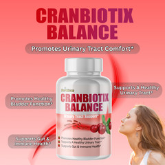 Cranbiotix Balance- Gut & Urinary Tract Support- 5 Bottles- 300 Capsules