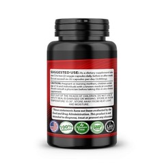 Fadogia Agrestis Pills 1,000mg (Maximum Strength) 10:1 Stem Extract 60 Caps