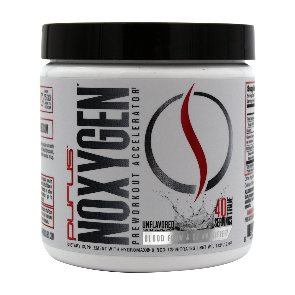 Purus Labs Noxygen Unflavored: Fast Acting Nitric Oxide Booster (40 Servings)