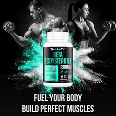 Beta Ecdysterone 98% Maximum Purity 60 Capsules 1200MG