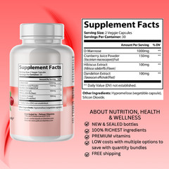 Cranbiotix Balance- Gut & Urinary Tract Support- 5 Bottles- 300 Capsules