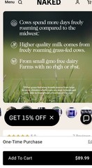 NAKED Mass Natural Weight Gainer Protein Powder 12 LB 1,250 Calories Unflavored