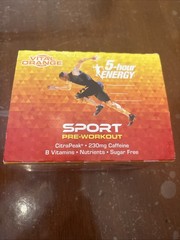 5 Hour Energy Sport Pre Workout Vital Orange 12 Pa K Fast Shipping