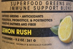 Arms☆Race IMMUNITY GREENS 9oz Size ( 30 Serving ) Lemon Rush 🍋 BEST BY 05/26