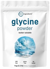 Micro Ingredients Glycine Powder, 1KG (2.2 Pounds), 2.21 Pound (Pack of 1)