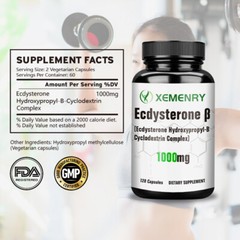 Ecdysterone 1000mg – Supports Energy, Performance, Muscle Health & Recovery Fast