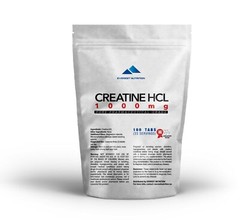CREATINE HCL 1000mg TABLETS INCREASE IN STRENGTH, LEAN MUSCLE MASS WITHOUT BLOAT