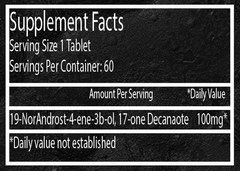 Maximum Sports Nutrition X-Treme Deca Tablets 100mg 60ct.