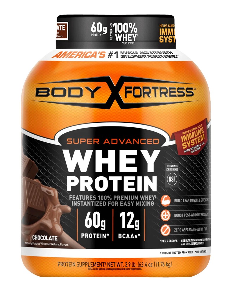 Body Fortress Super Advanced Whey Protein Protein, 62.4 oz *EXP 11/26*