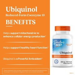 Doctor’S Best Doctors Best Kaneka Ubiquinol 200 Mg Supplement For Men Women –