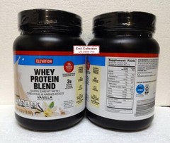 Elevation Whey Protein Blend Supplement Vanilla Flavor Sealed 32oz 907g