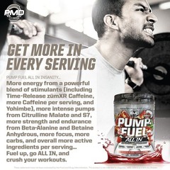 Pump Fuel ALL IN Insanity Ultimate Muscle Pump Supplement & Pre Workout Powder