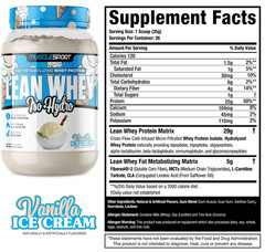 Musclesport Lean Whey Revolution Protein Powder – Whey Protein Isolate – (2lbs)