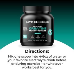 MYOXCIENCE Micronized Creatine | Supports Muscle 1.1 Pound (Pack of 1)