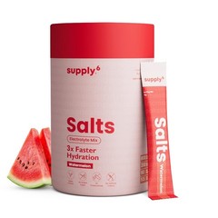 Supply6 Salts|Electrolyte Mix (36 Servings,Watermelon) Ideal for daily hydration