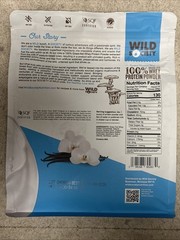 Wild Society Grass Fed Whey Protein Powder Vanilla Bean 15 Sv Best By 09/30/2026