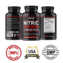 Nitric Oxide L-Arginine Pre Workout+Testosterone Booster,Multivitamin Men’s,Test