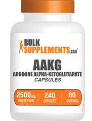 BulkSupplements L-Arginine Alpha-Ketoglutarate(AAKG) Capsules-2500mg Per Serving