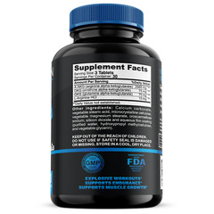 Nitric Oxide Booster Supplement w/L-Arginine 3150MG Premium Workout Muscle Pump