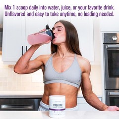 Creatine for Women – Creatine Monohydrate with Collagen + Colostrum to Suppor…