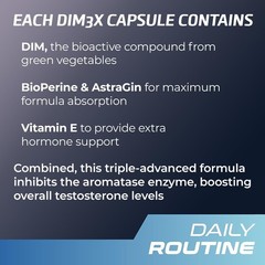 PrimeGENIX DIM3X Diindolylmethane (DIM), Helps Control Estrogen,