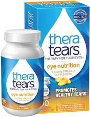 TheraTears 1200mg Omega 3 Supplement for Eye Nutrition, 90 Ct