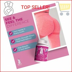 Booty Magic Butt Enhancement Pills – 2 Months Supply of Booty Pills, Bum Pills f