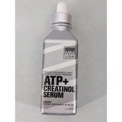New Sealed MM USA ATP+ Creatinol Serum Pre-Workout 5.1 fl oz Cherry EXP 11/2026