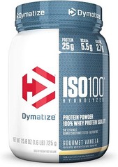 Dymatize ISO100 ISO-100 25g 1.4lb Hydrolyzed Whey Isolate 20 Servings 10 Flavors