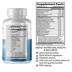 Prostatic- Prostate Support- 3 Bottles- 180 Capsules
