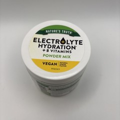 Electrolyte Hydration + B Vitamins Powder Mix Lemon 4.3 oz Exp. 02/27 New