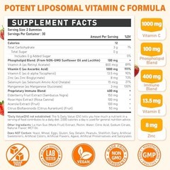 Liposomal Vitamin C Gummies 1000mg for Adults: Vitamin C Chewable Gummy with Zin