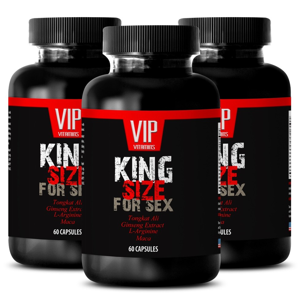 men pills strong natural energy – KING SIZE – 3 Bottle 180 Capsules