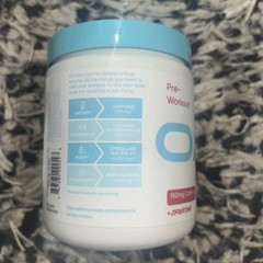 Oath Nutrition Pre-Workout Powder, Coco-Razz Flavor, Gluten, Dairy & Sugar Free