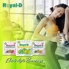 Royal-D Electrolyte Beverage Powder Sodium, Potassium, Vitamin Assorted Flavors