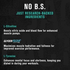PUMPSURGE Caffeine-Free Pump & Nootropic Pre Workout Supplement, Non Stimulant