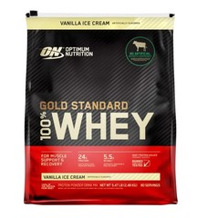 Optimum Nutrition Gold Standard 100% Whey Protein, rBST Free, 80 Servings