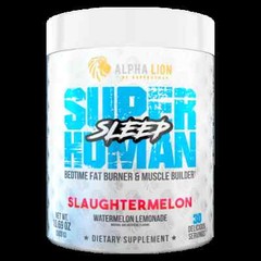 Alpha Lion Super Human Sleep Nighttime Fat Burner Sleep 30 Servings 2 Flavors