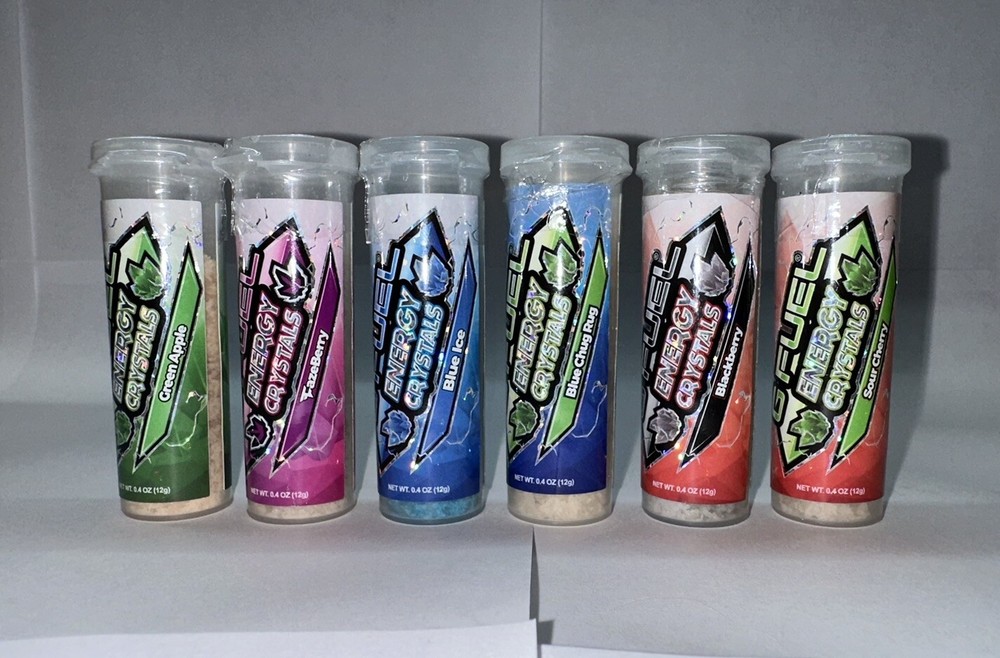 G Fuel – Energy Crystals – 6/6 Full Set – SOLD OUT – Factory Sealed – GFUEL