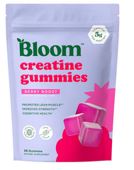 Bloom Creatine Monohydrate Gummies, 5g Per Serving, Sugar Free Creatine Gummy fo