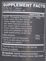 Cellucor Super HD Weight Loss 60 Capsules