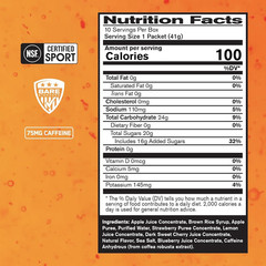 BPN Go Gel Endurance Caffeinated Mixed Berry 10 Packs 24g Carbs 100 Calories